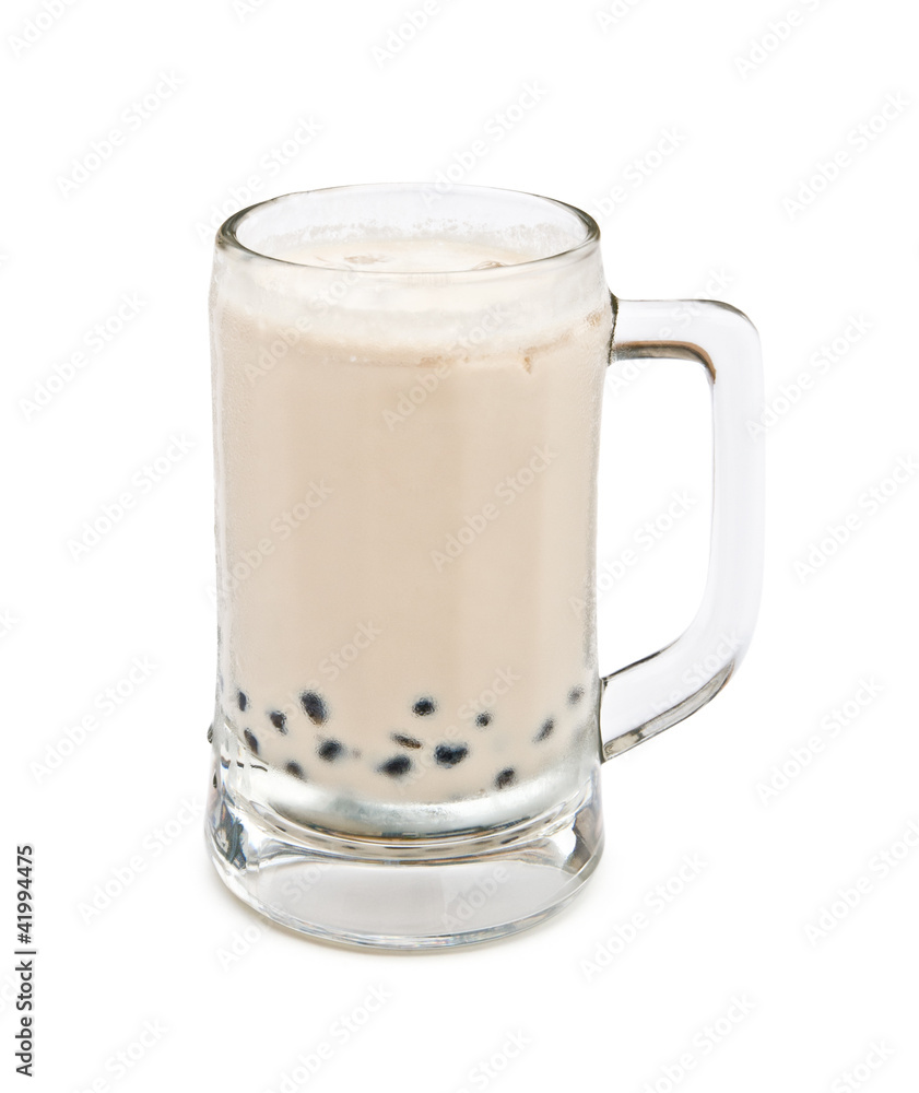 cup of pearl milk tea with clipping path cup of pearl milk tea with clipping path