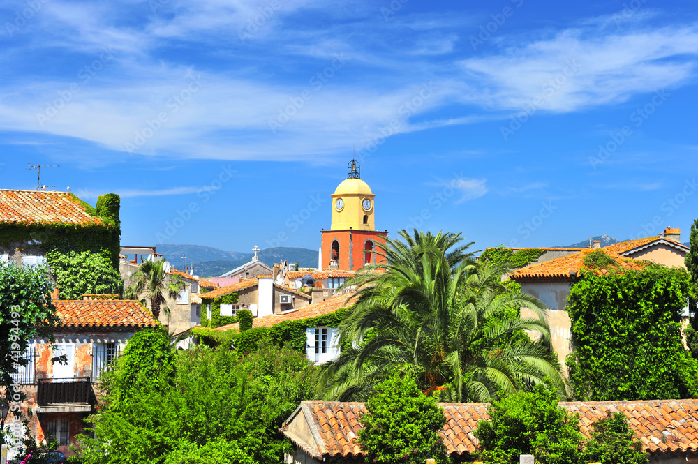 Beautiful landscape of Saint Tropez
