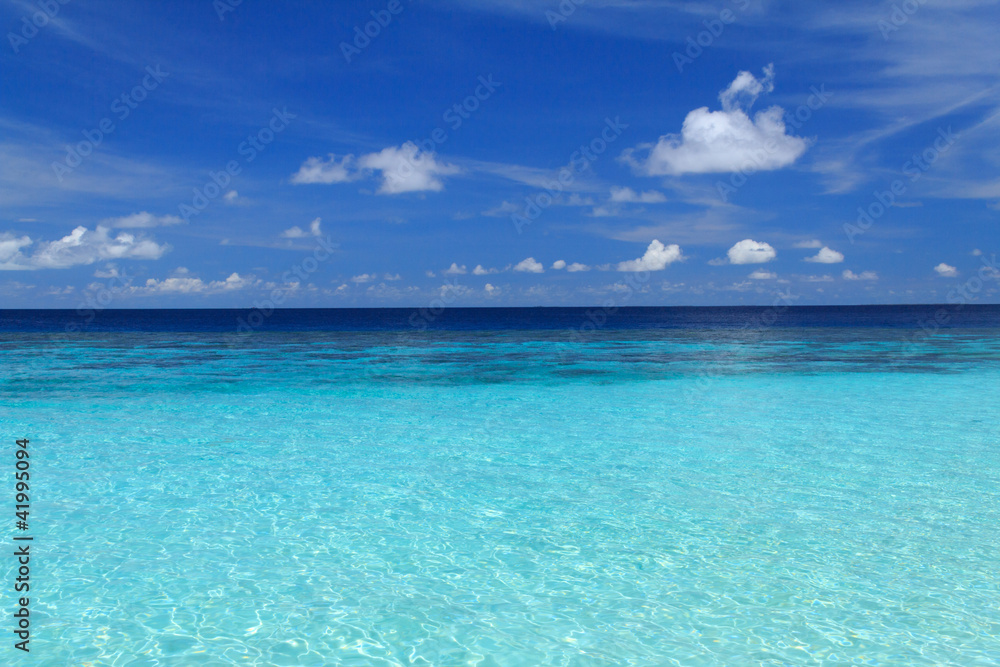 Blue lagoon,Maldives