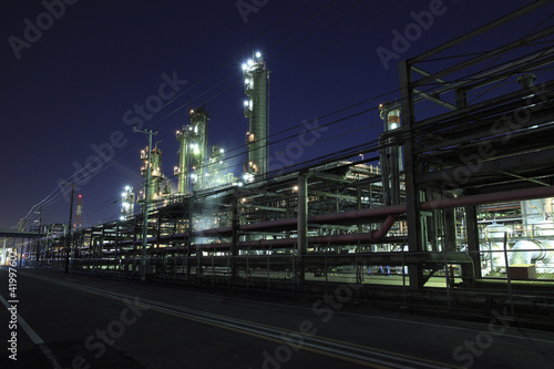 industrial night view