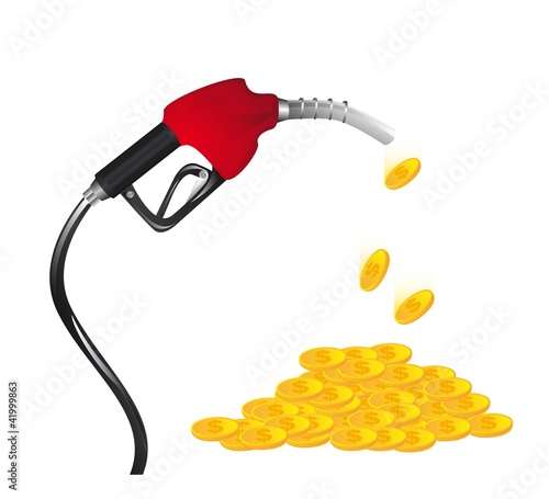 Gasoline fuel nozzle