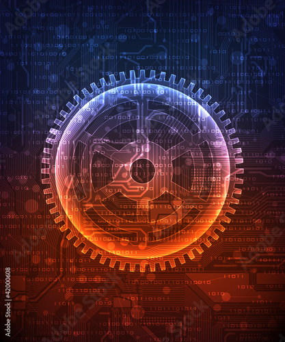 Conceptual modern technology theme background. eps10 vector