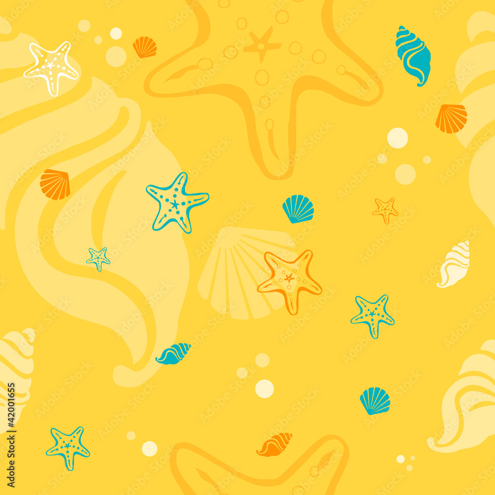 Obraz premium Summer seamless pattern