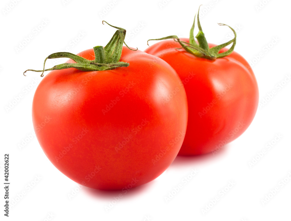 Two ripe tomatoes Two ripe tomatoes