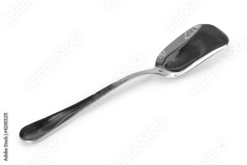 Caviar spoon isolated on white