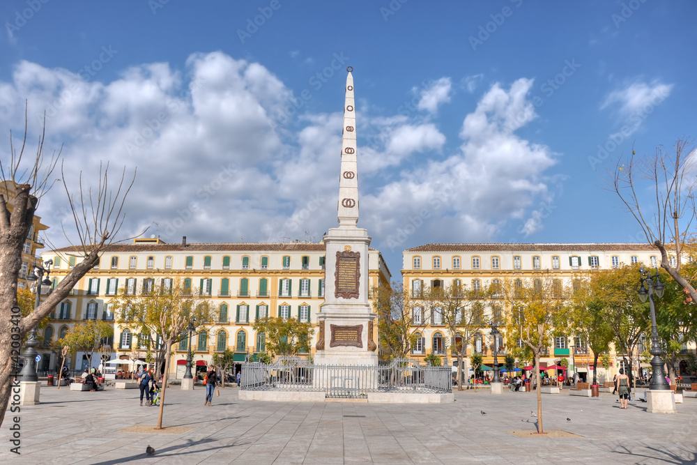 Fotografie Plaza de la Merced, Malaga, Španělsko