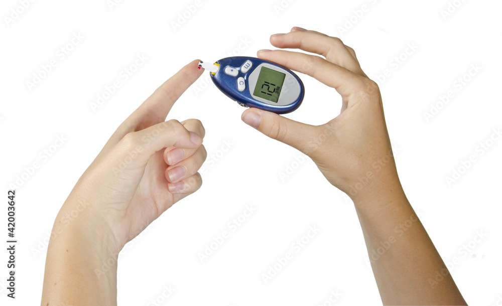 Fototapeta premium Measuring glucose level