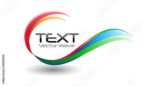 Colorful Logo Swirl Wave #42005454