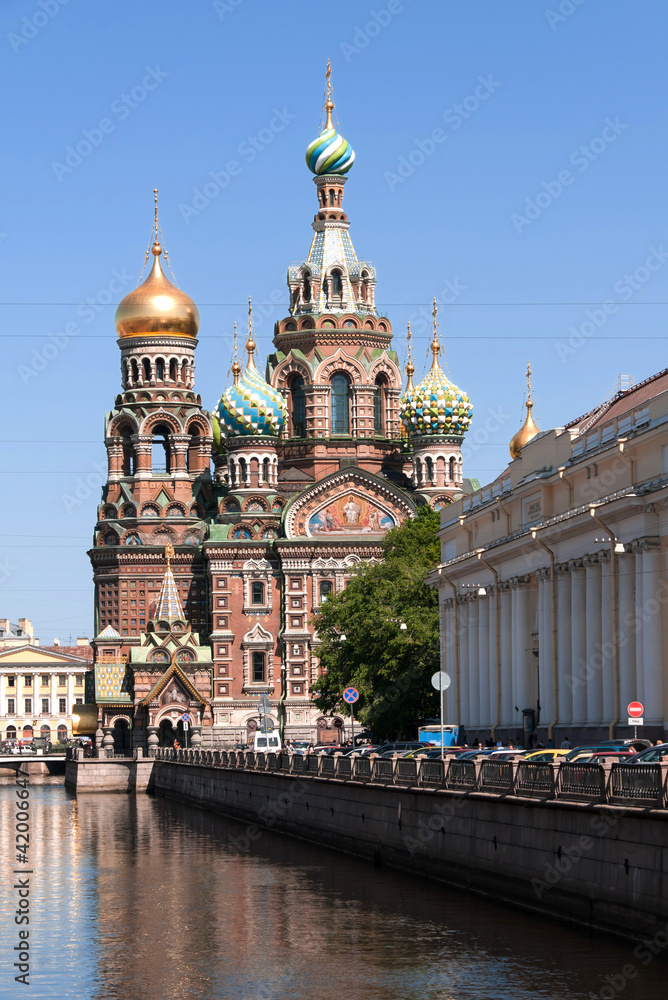 Church of The Savior on Spilled Blood in Saint-Petersburg