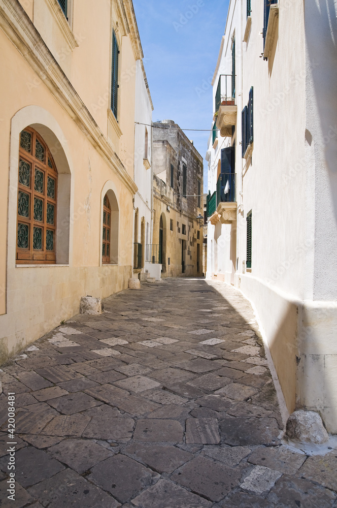 Alleyway. Otranto. Puglia. Italy.
