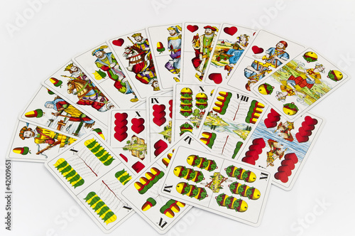 Fototapeta Karty