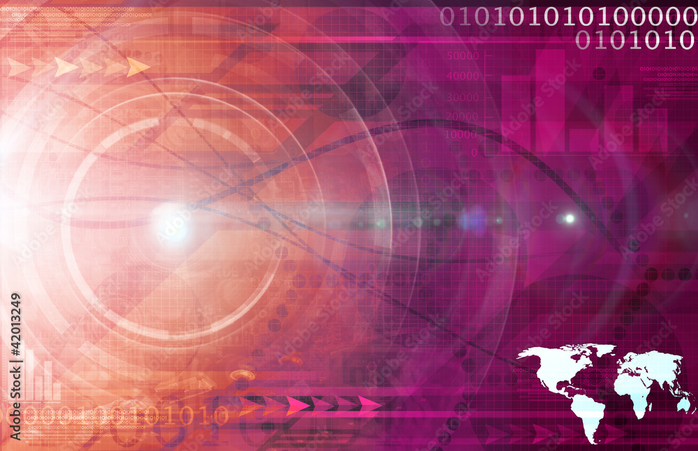 Obraz premium A Global Business Abstract Background Art Texture