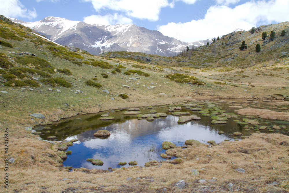 Un reflet de montagne