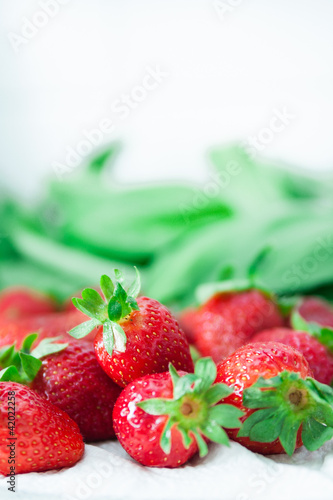 Erdbeeren und Bärlauch III