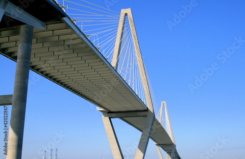 Fotografia Arthur Ravenel jr. Bridge o Charleston o South Carolina