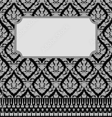 Frame with Thai background