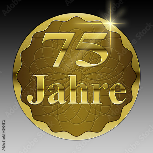 75 jähriges Jubiläum photo