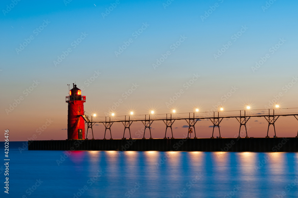 South Haven Lighthouse.