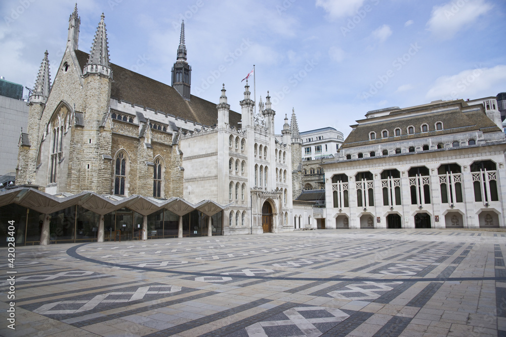 Guildhall and Art Gallery in London, England