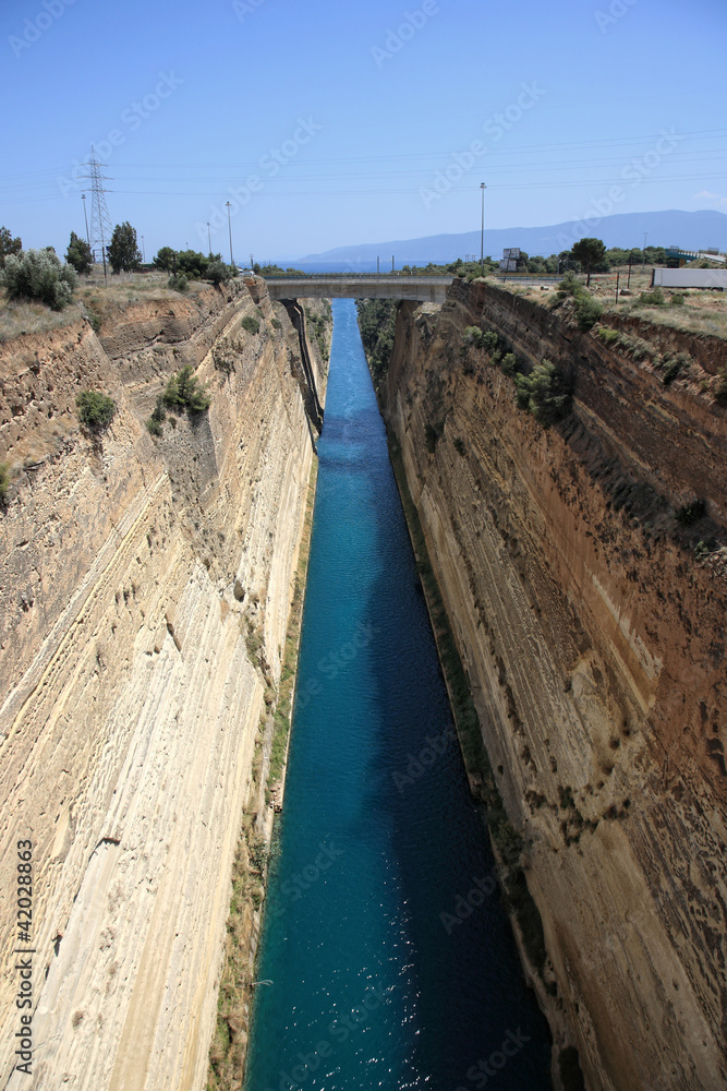 corinthos canal water passage