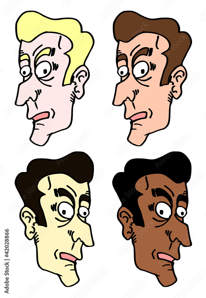 Cartoon faces Cartoon faces