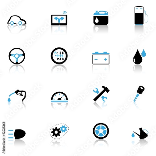 Auto Icon Blau