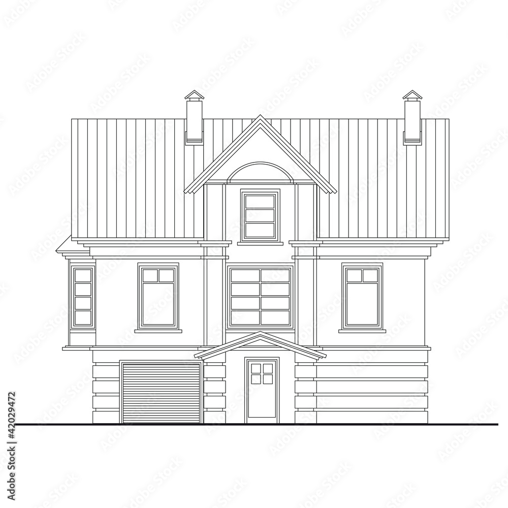 Small Building Sketch Stock Illustration  Download Image Now  Sketch  Architect Architecture  iStock