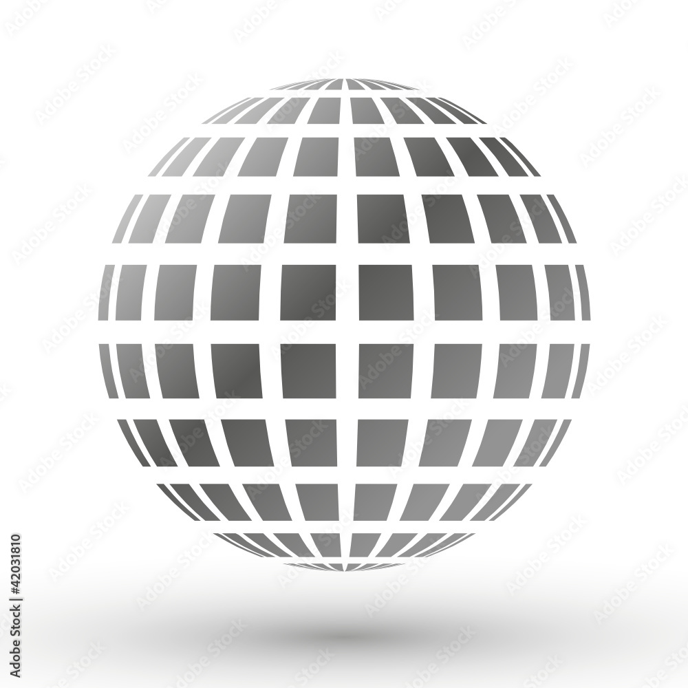 Globe Logo abstrakt Globe Logo abstrakt
