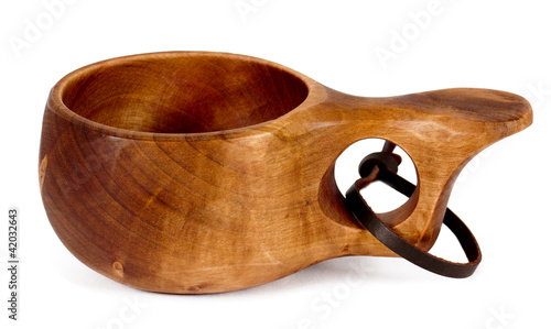 Traditional finnish birch cup.