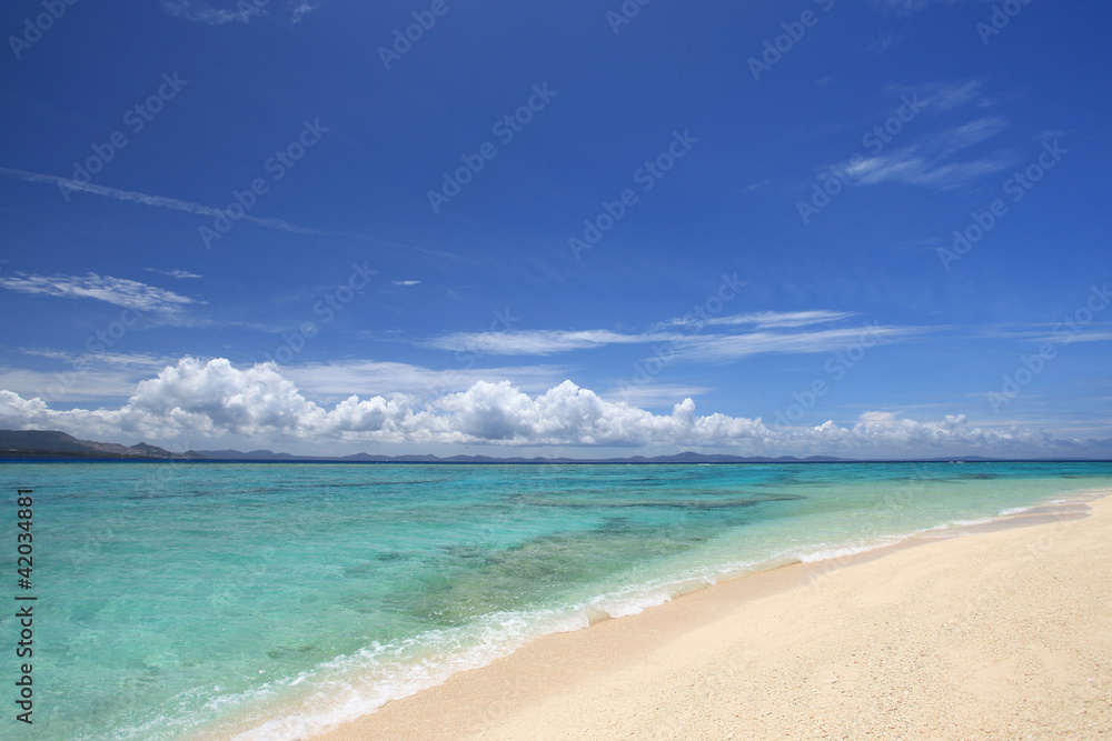 水納島の美しい風景 水納島の美しい風景