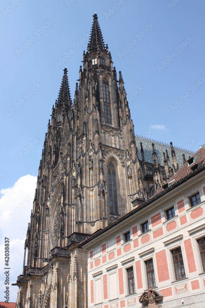 Saint Vitus cathedral, Hradcany, Prague.