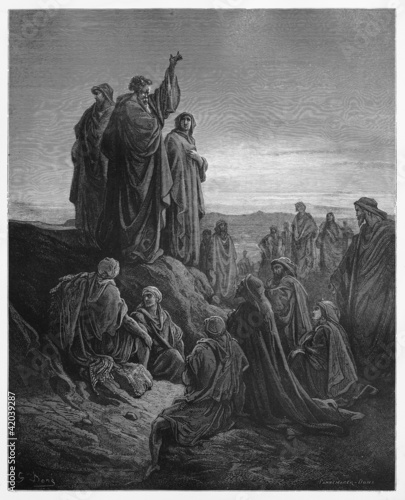 Quadro em tela Apostles Preach the Gospel