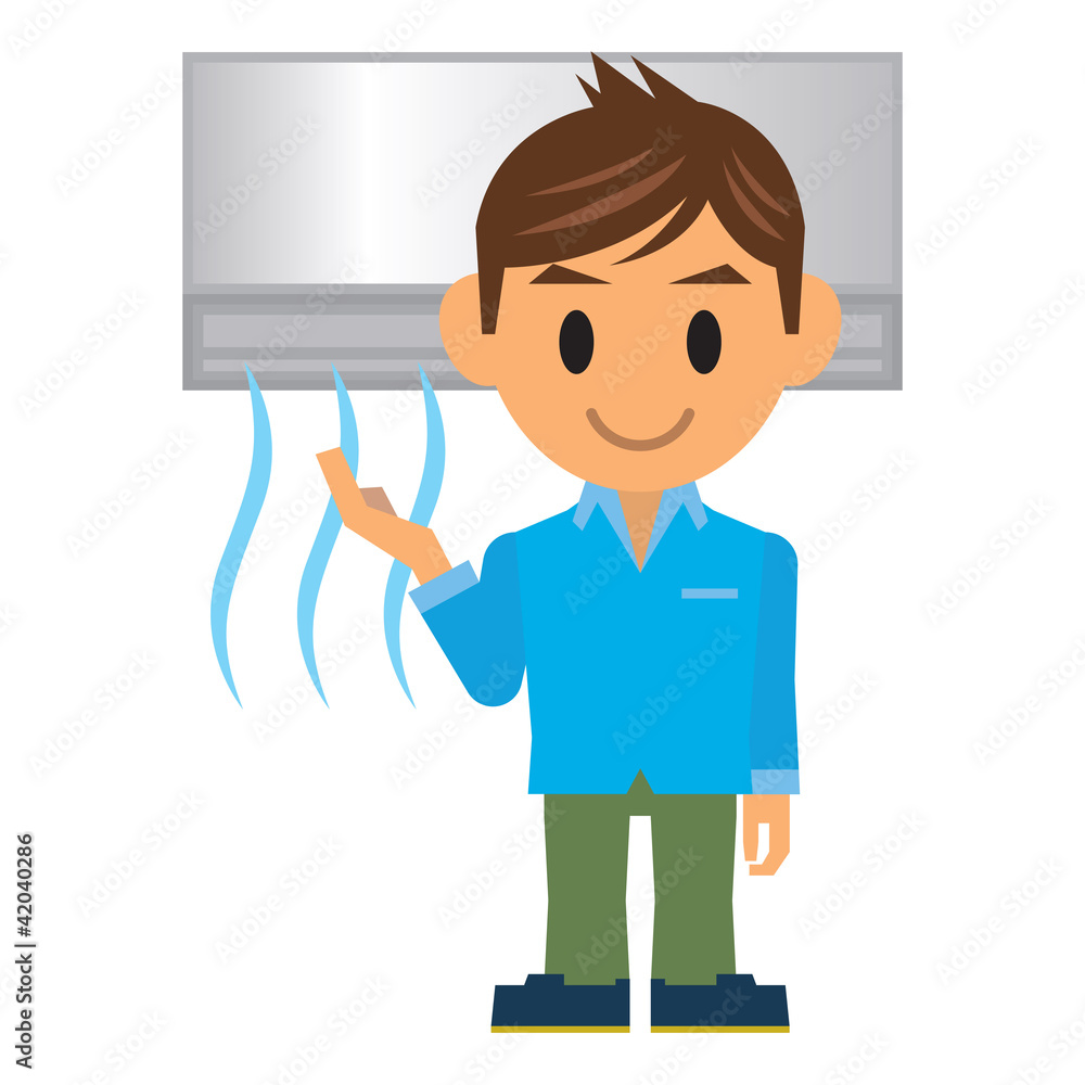 ビジネスマン イラスト クーラー