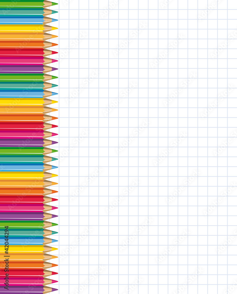 Colored pencils. Education background. Colored pencils. Education background.
