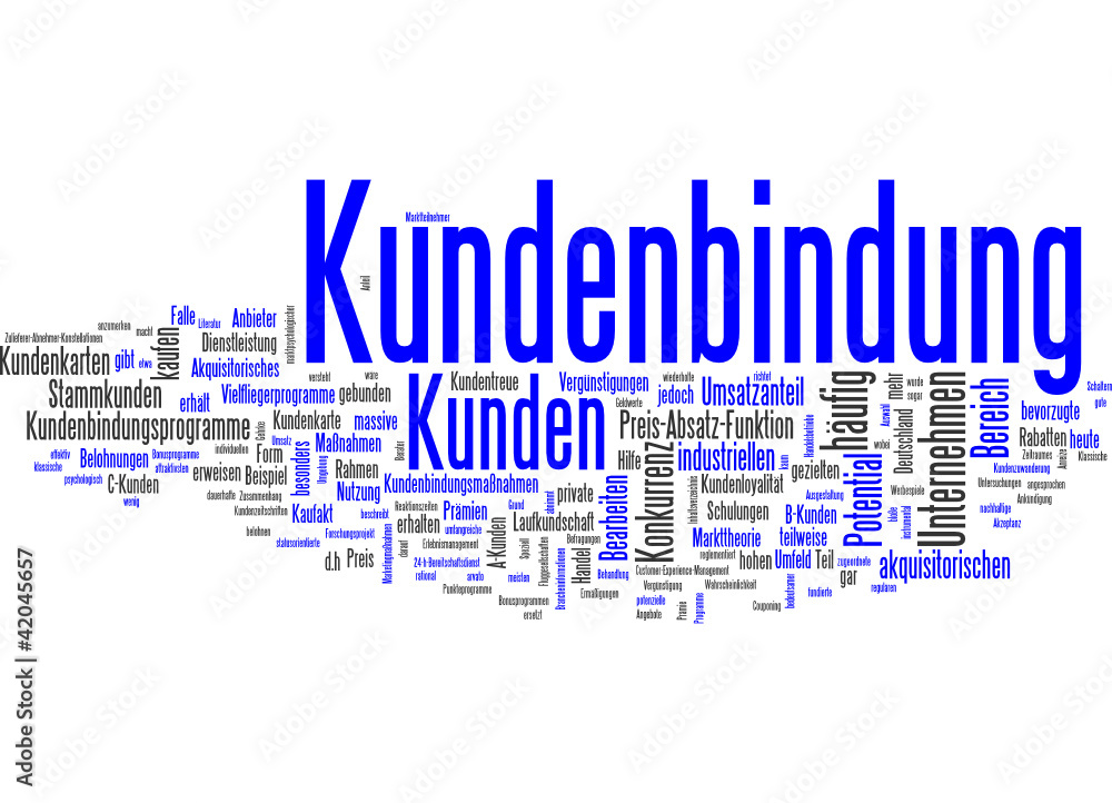 Obraz premium Kundenbindung