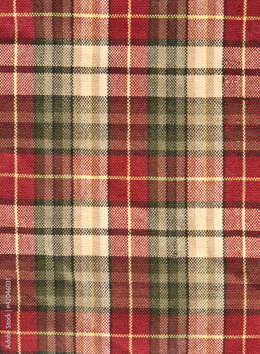 fabric plaid background in brow