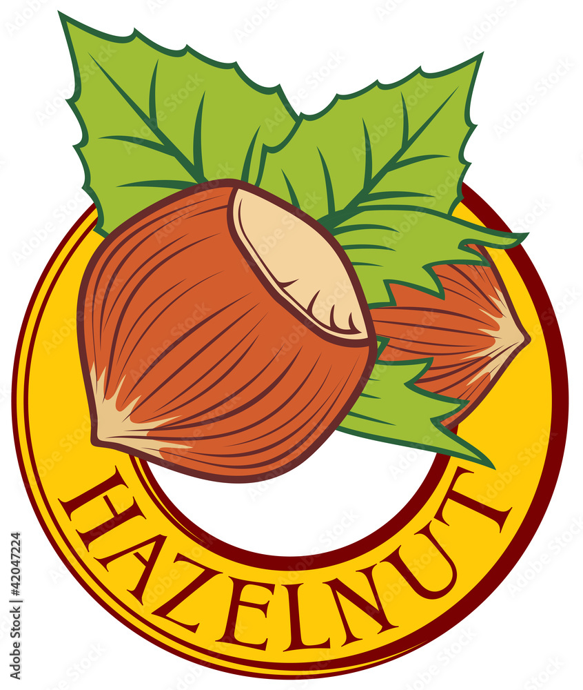 hazelnut label hazelnut label