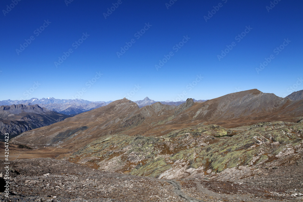 Site of lakes and collar of the blanchet, France