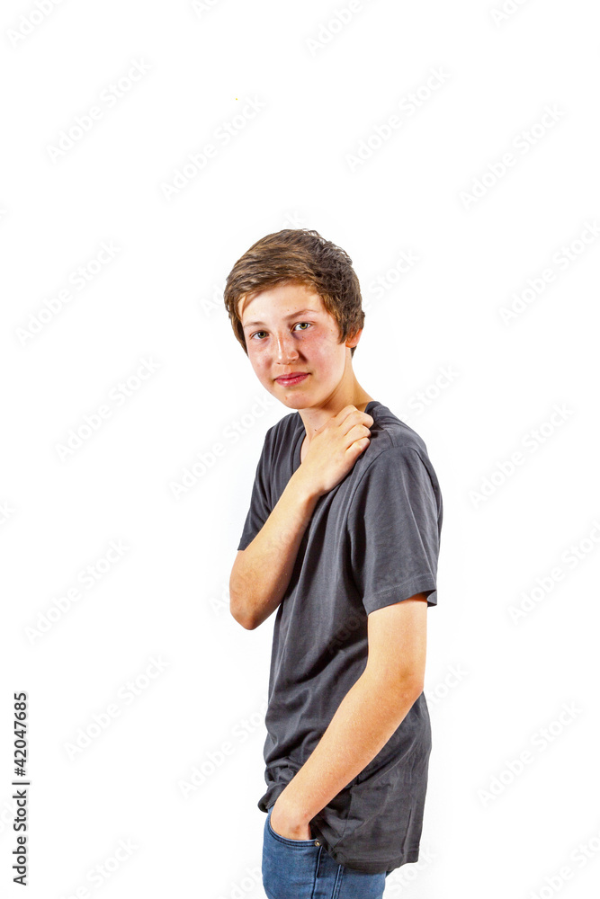 happy joyful boy enjoy life