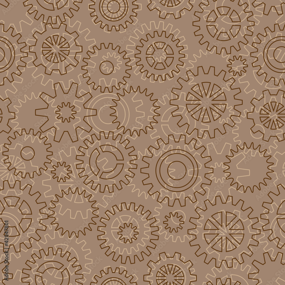 Seamless pattern with gears Seamless pattern with gears