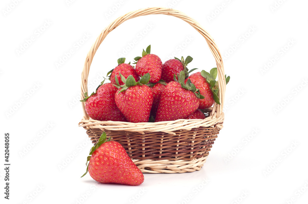 Strawberry in a basket Strawberry in a basket