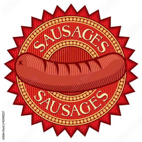 sausages label