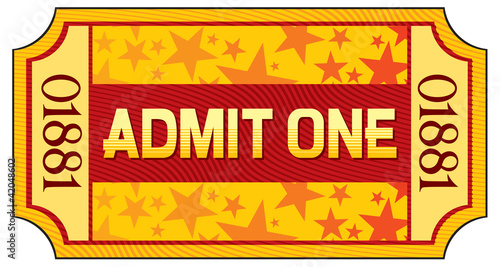 admit one ticket