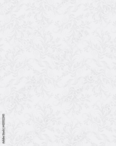 Elegant decorative floral seamless pattern