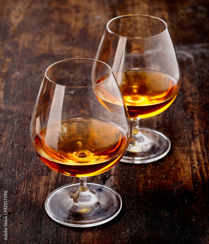 фотографія Two glasses of brandy