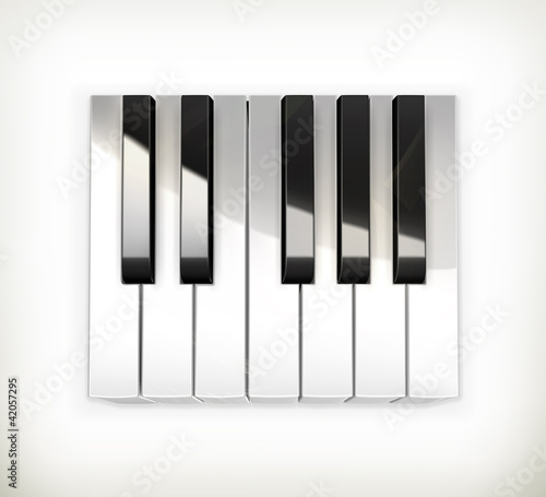 Octave, piano keys