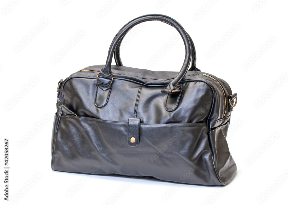 Black Leather Man Handbag Black Leather Man Handbag