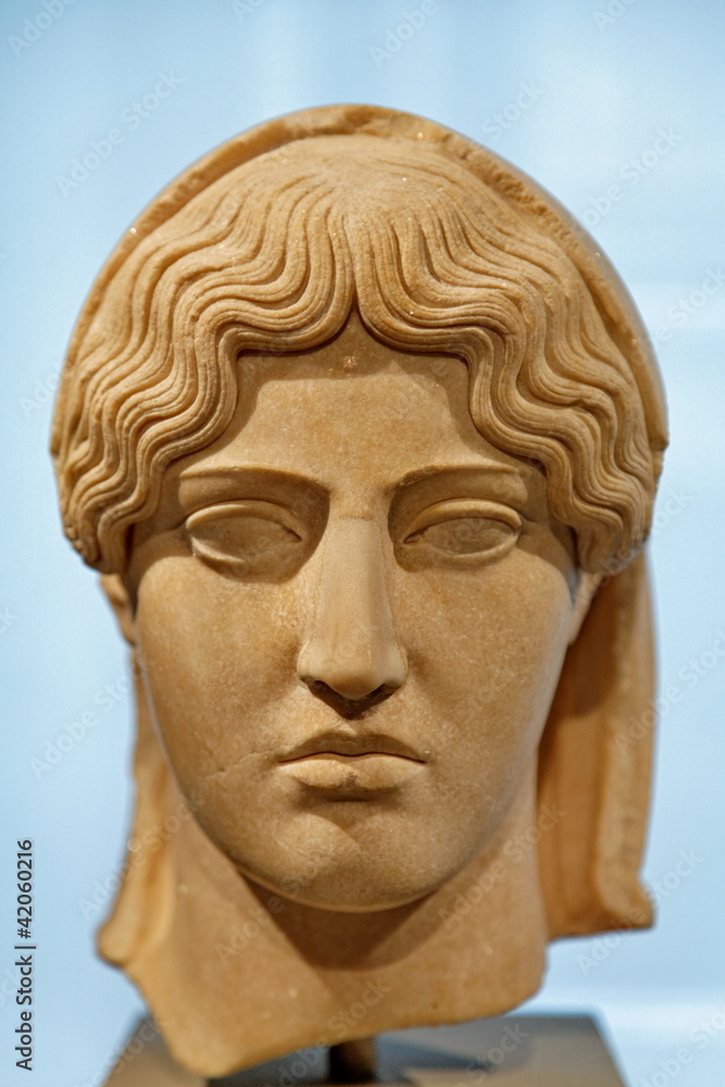 Obraz premium Sculpture, tête de femme.