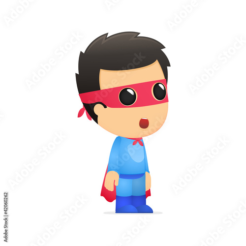 funny cartoon superhero