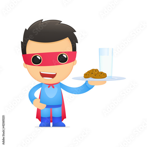 funny cartoon superhero
